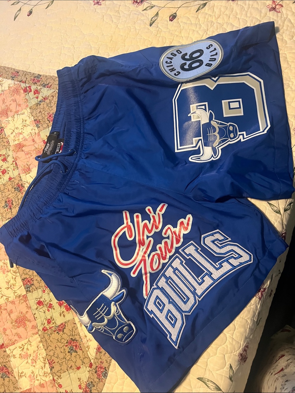 Chicago Bulls Blue Athletic Shorts